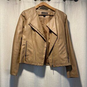 Women's Leather Moto Jacket
